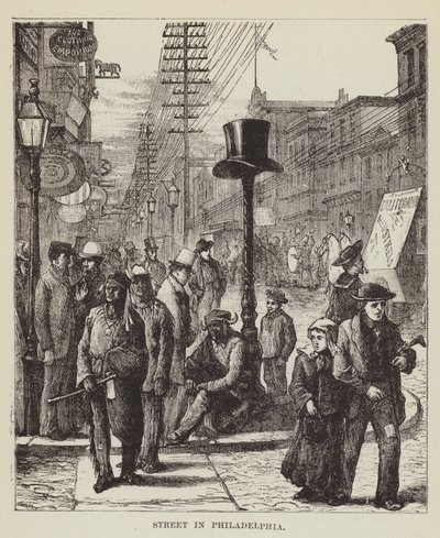 Gate i Philadelphia av George Augustus Sala