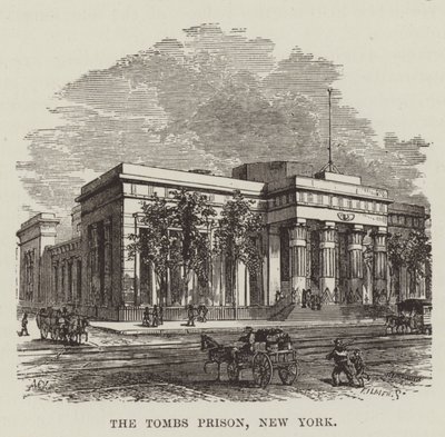 The Tombs Prison, New York av George Augustus Sala