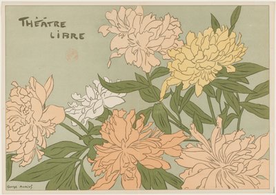 "Myrane" og "Les Chapons" (Program for Free Theatre) av George Auriol