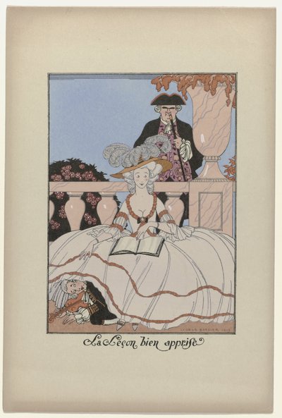 Månedens krans, 1919: Leksjonen godt lært av George Barbier