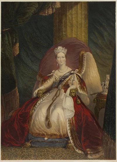 Victoria, dronning av Storbritannia, India, etc. av George Baxter