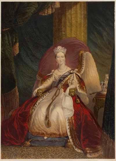 Victoria, dronning av Storbritannia, India, etc. av George Baxter