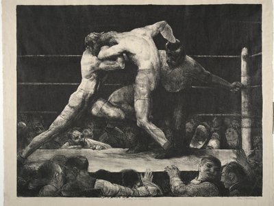 En hjort på Sharkey's av George Bellows