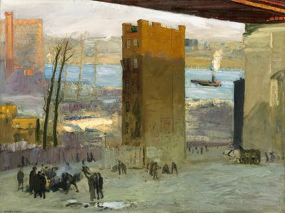 Den ensomme leiegården av George Bellows