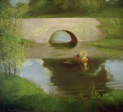 Central Park (olje på lerret) av George Benjamin Luks