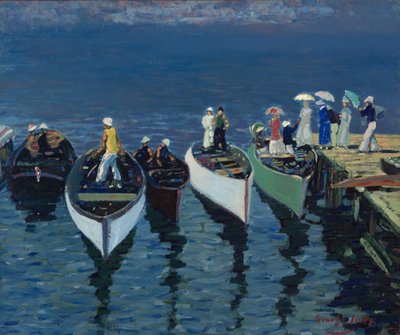 Ferie på Hudson av George Benjamin Luks
