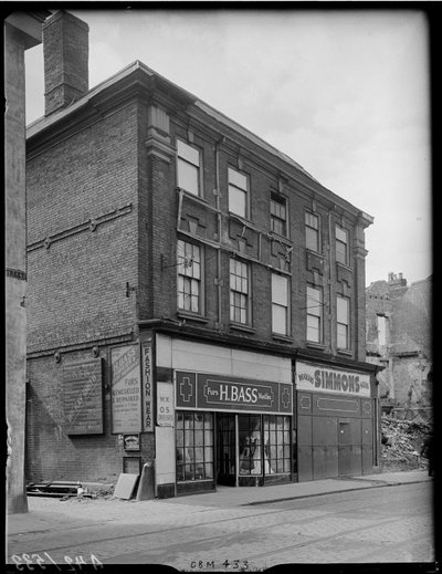 5-5A Fleet Street, Coventry, 1941. av George Bernard Mason