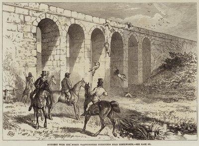 Ulykke med North Warwickshire Foxhounds nær Kenilworth av George Bouverie Goddard