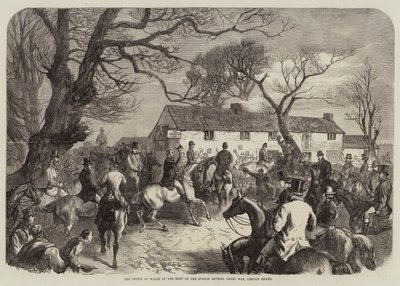 Prinsen av Wales på Meet of the Burton Hounds, Green Man, Lincoln Heath av George Bouverie Goddard