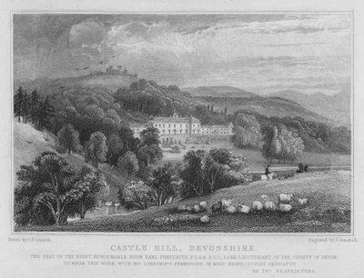Castle Hill, Devonshire (gravering) av George Bryant Campion