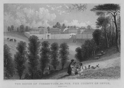 The House of Correction, etc for County of Devon, Exeter (gravering) av George Bryant Campion