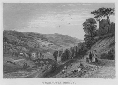 Torrington Bridge (gravering) av George Bryant Campion