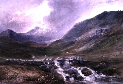 Walisisk fjellscene av George Bryant Campion