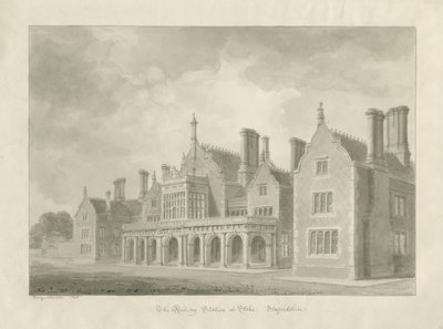 Stoke-upon-Trent - Jernbanestasjon: sepia-tegning av George Buckler
