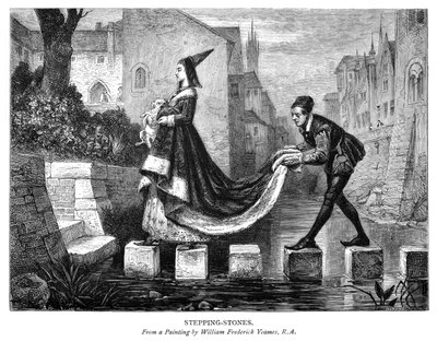 Stepping Stones, c1800-tallet. av George Butterworth