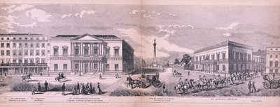 Panorama over London, 1849 av George C Leighton