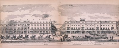 Panorama over London, 1849 av George C Leighton