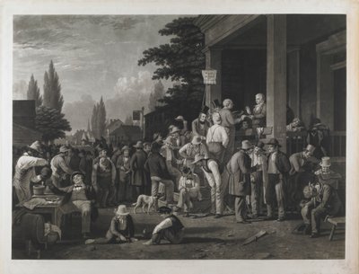 Bevis 17 fra «Fylkesvalget» av George Caleb Bingham