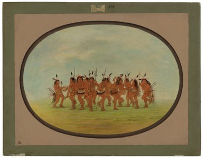Morsom dans - Sioux av George Catlin