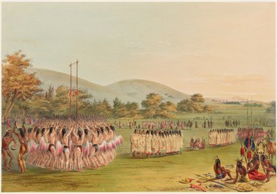 Ballspilldans av George Catlin