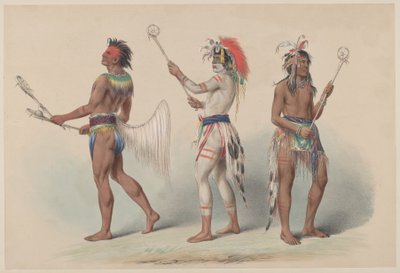 Ballspillere av George Catlin