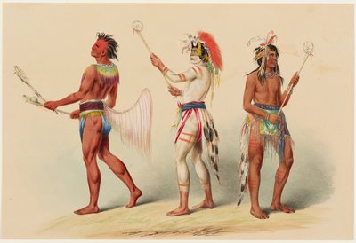 Ballspillere av George Catlin