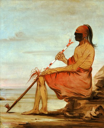 Coo-coo-coo, Uglen, en gammel høvding, 1836. av George Catlin
