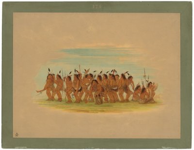 Hundedans - Sioux av George Catlin