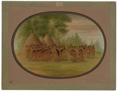 Eagle Dance - Choctaw av George Catlin