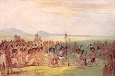 Ørnedans, Choctaw, 1835-1837. av George Catlin