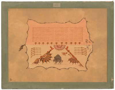 Faksimile av en Omaha-kappe av George Catlin