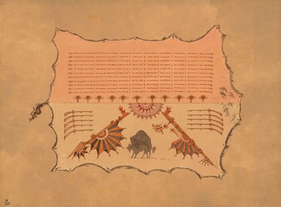 Faksimile av en Omaha-kappe, 18611869. av George Catlin