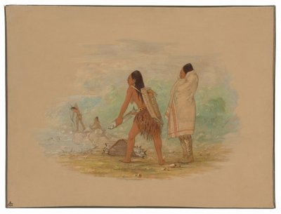 Flathodede indianere av George Catlin