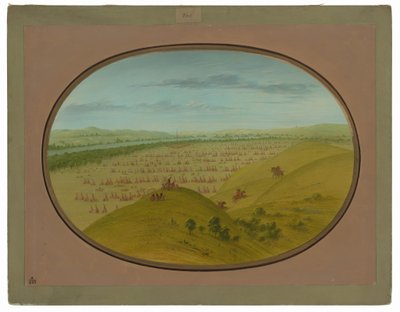Fort Pierre av George Catlin