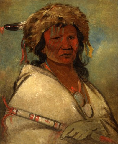 Great Hero, en høvding, 1845. av George Catlin