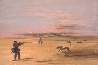 Rypeskyting på Missouri Prairies, 1837-1839. av George Catlin