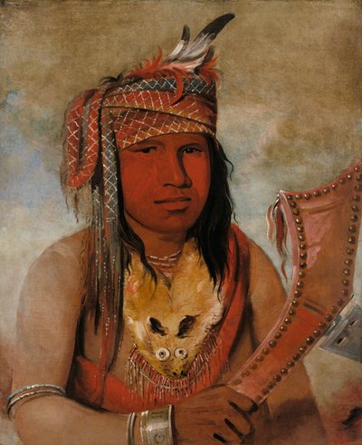 Jeg-an-be-w#39;ah-dick, hannreinsdyr, en modig av George Catlin