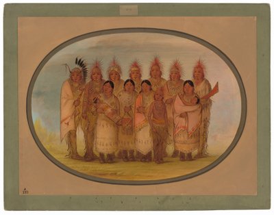 Iowa-indianere som besøkte London og Paris av George Catlin