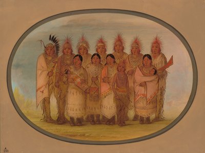 Iowa-indianere som besøkte London og Paris, 18611869. av George Catlin