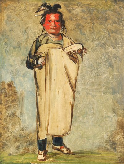 Káw-kaw-ne-chóo-a, den modige av George Catlin
