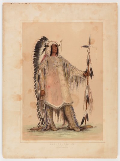Mah-to-toh-pa, mandanernes høvding av George Catlin