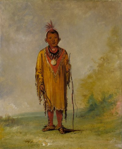 Me-sóu-wahk, hjortehår, Kee-o-kúks favorittsønn av George Catlin