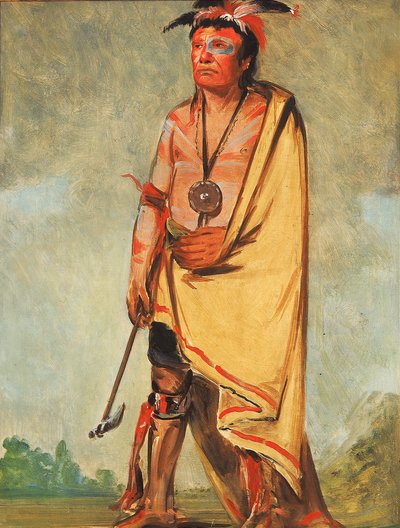 No-ak-chóo-she-kaw, Han som knuser buskene av George Catlin