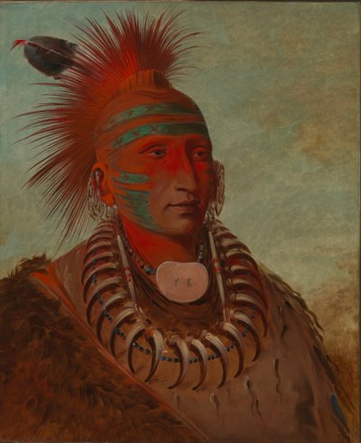 No-ho-mun-ya, en som ikke gir noen oppmerksomhet, 1844. av George Catlin