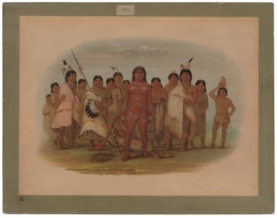 "Paint Me" - Apachee av George Catlin