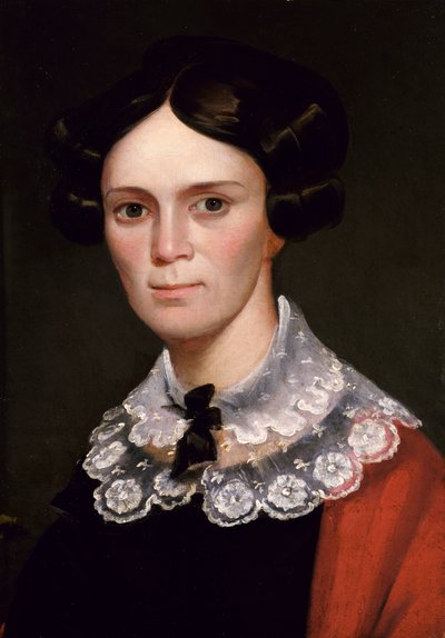Portrett av en kvinne, ca. 1825-1830. av George Catlin