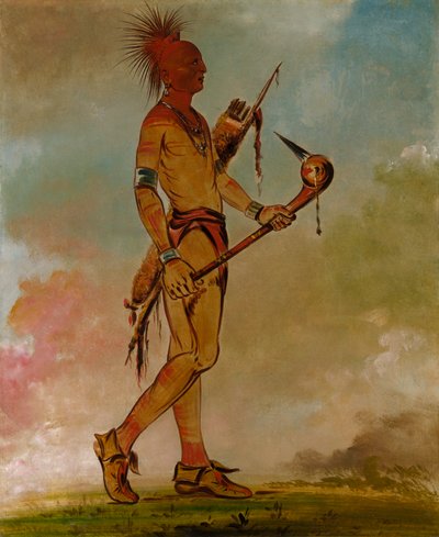 Shin-ga-wás-sa, kjekk fugl av George Catlin