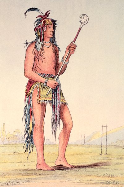 Sioux ballspiller Ah-No-Je-Nange, 