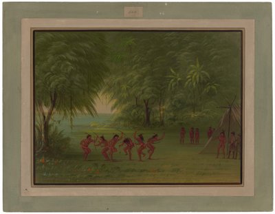 Tapuya-leir av George Catlin