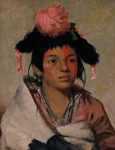 Tcha-káuk-o-ko-máugh, stor høvding, en gutt av George Catlin